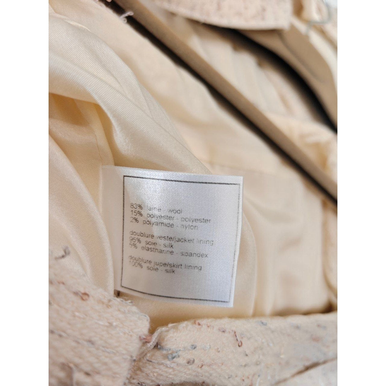 Chanel 1999/2000 Mary Quant Ivory Tweed Suit - Size 36