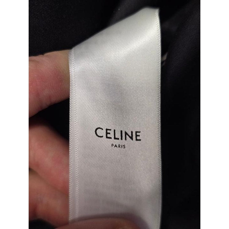NWT Celine Blue Lambskin Leather Cropped Jacket Sz.38/M Pre-owned