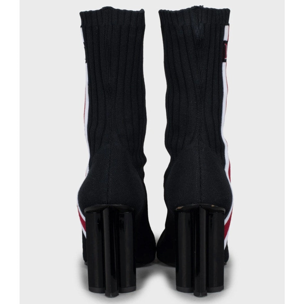 Louis Vuitton Black Textile Ankle Boots - Size 37.5 Pre-owned