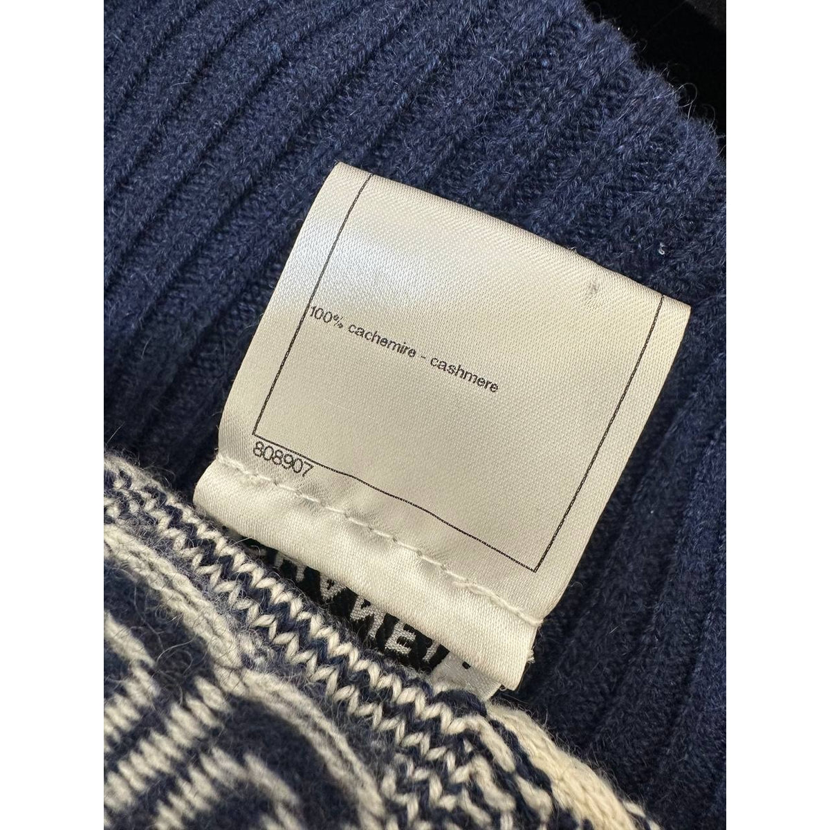 Chanel Cashmere Knit Set Sz.38 Pre-owned