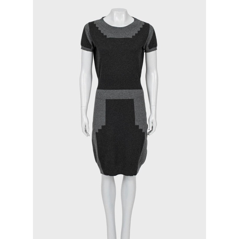 Saint Laurent Multicolor Cashmere Dress, Size M Pre-owned