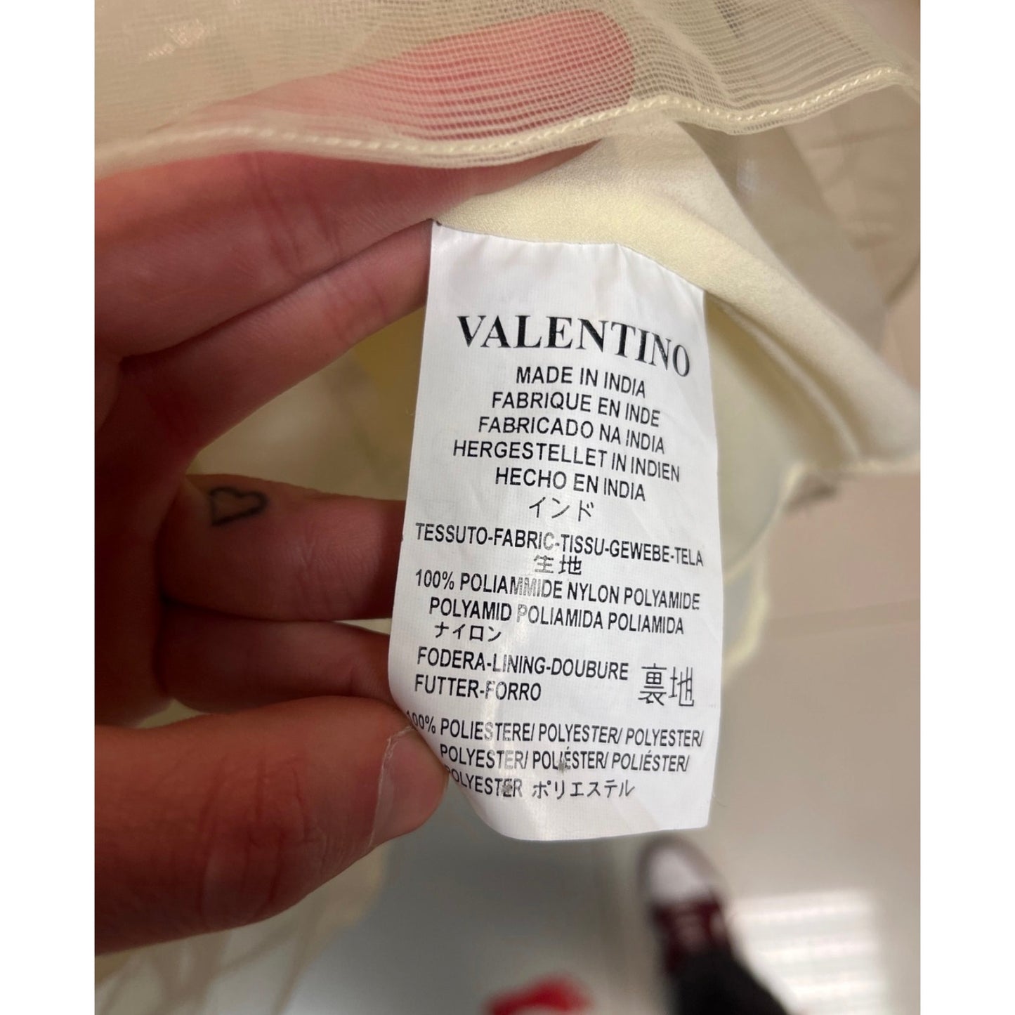 Valentino Red Sequin Mini Dress - Size XS pre-owned