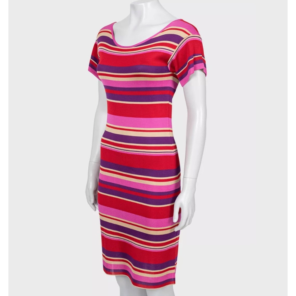 Christian Dior Striped Fitted Dress - Size XS (IT38) Pre-owned