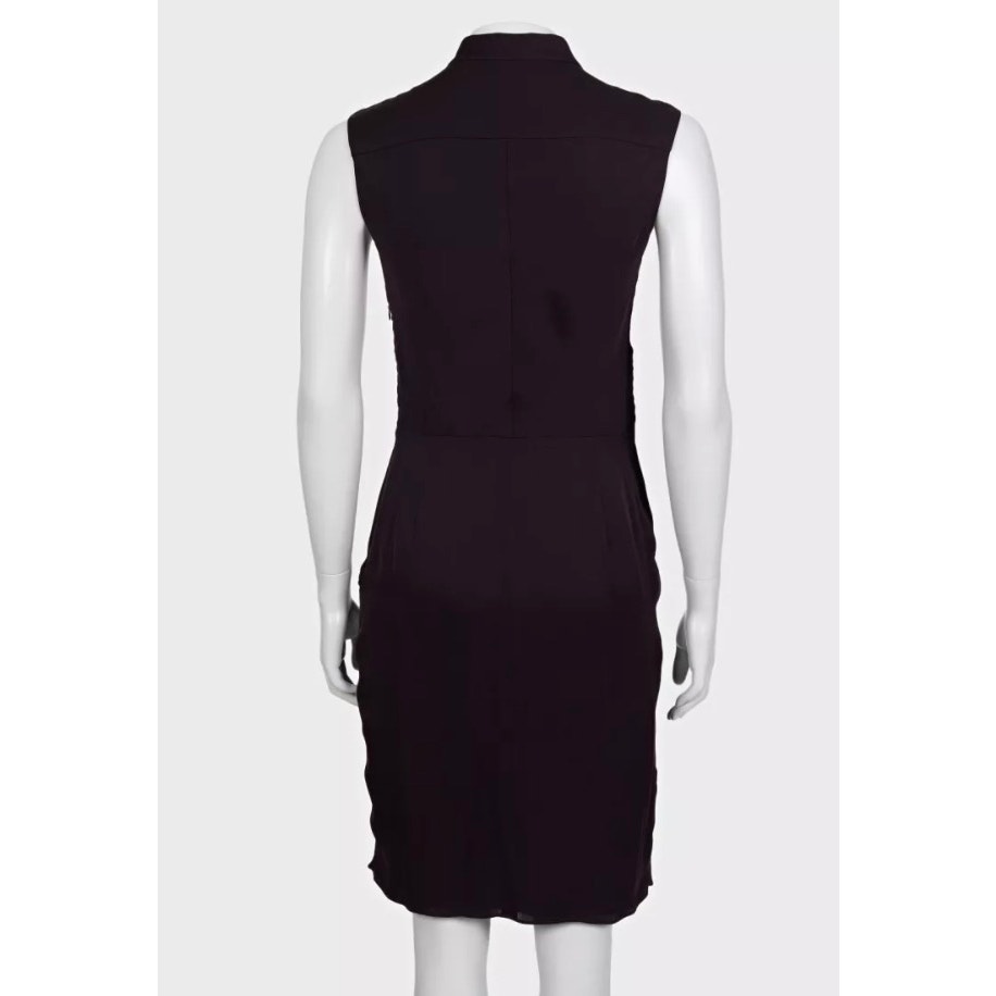 Celine Purple Silk Dress  Sz.38 Pre-owned