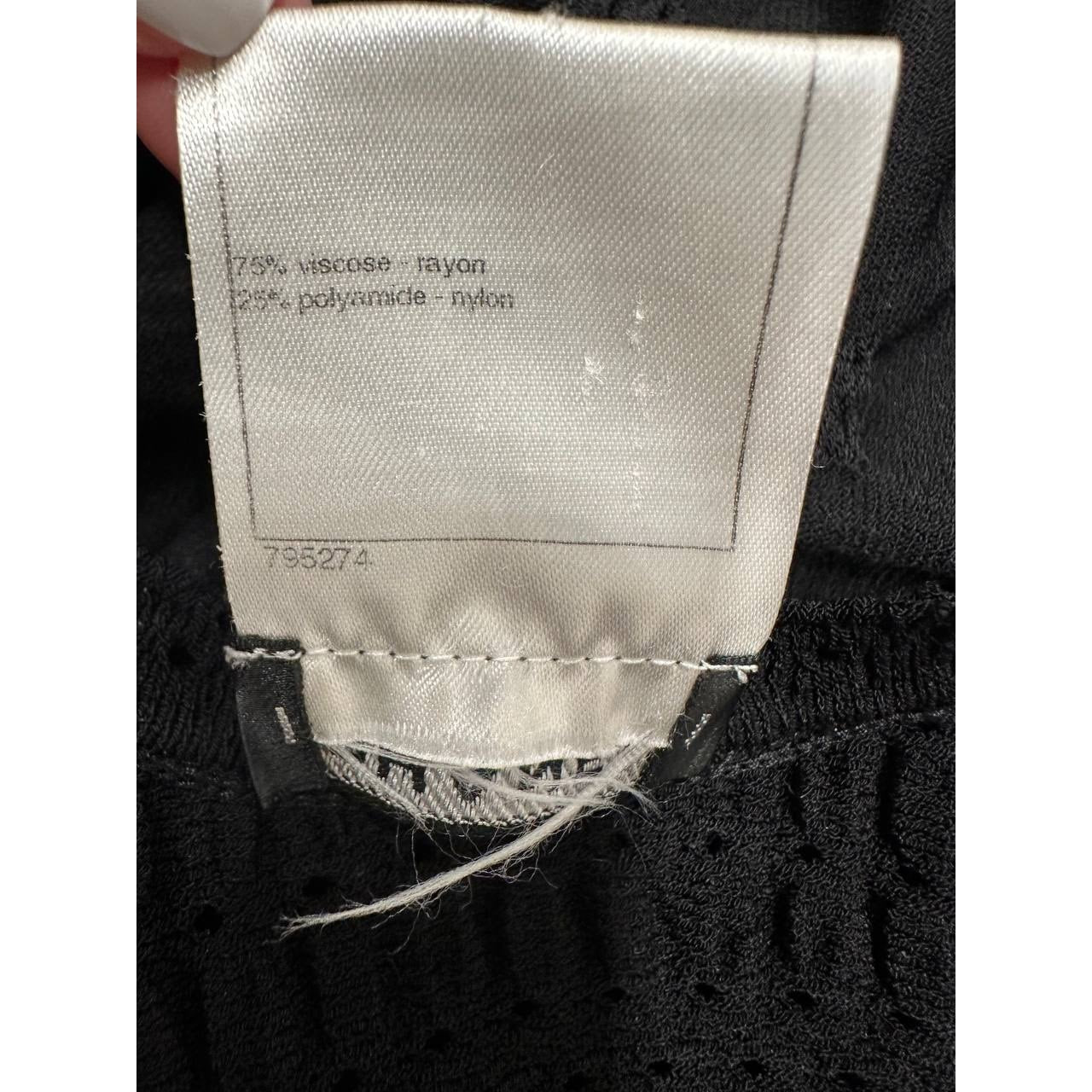 Chanel Black Woven Dress - FR38 Pre-owned