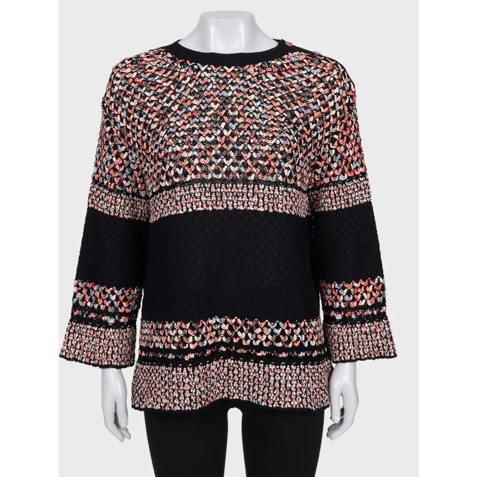 Chanel Loose-Fit Cotton Silk Jumper - FR40 / L Pre-owned