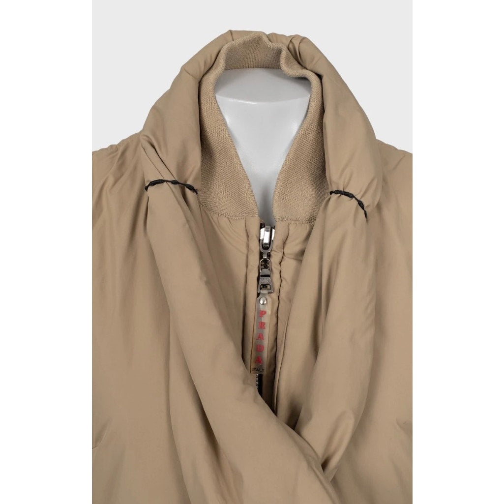 Prada Beige Vest with Removable Elements IT40 S Pre-owned