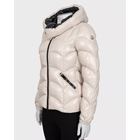 Moncler Women's White Down Puffer Jacket - US 0/XXS Pre-owned