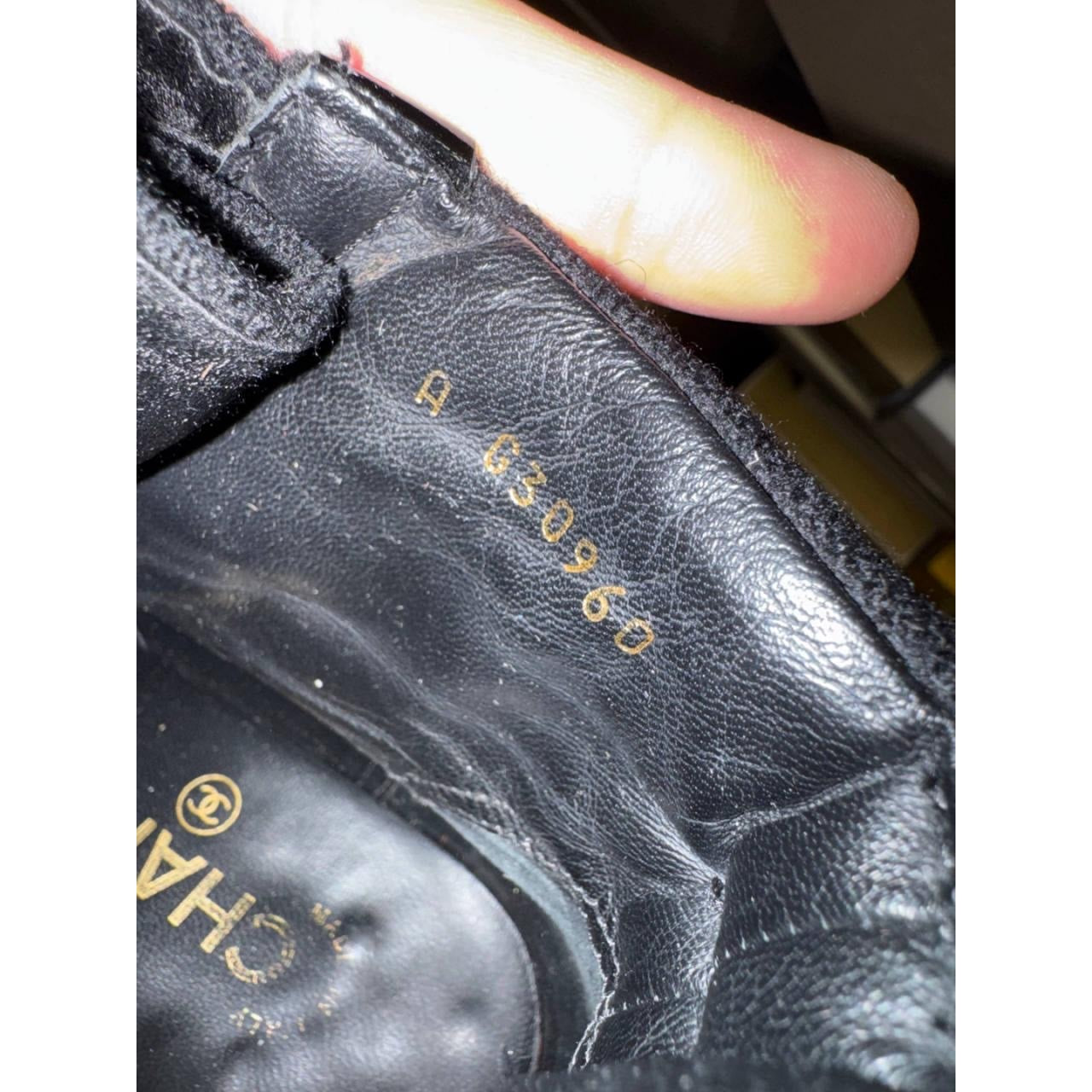 Chanel Paris-Salzburg Chain Textile Boots - Size 36.5 Pre-owned