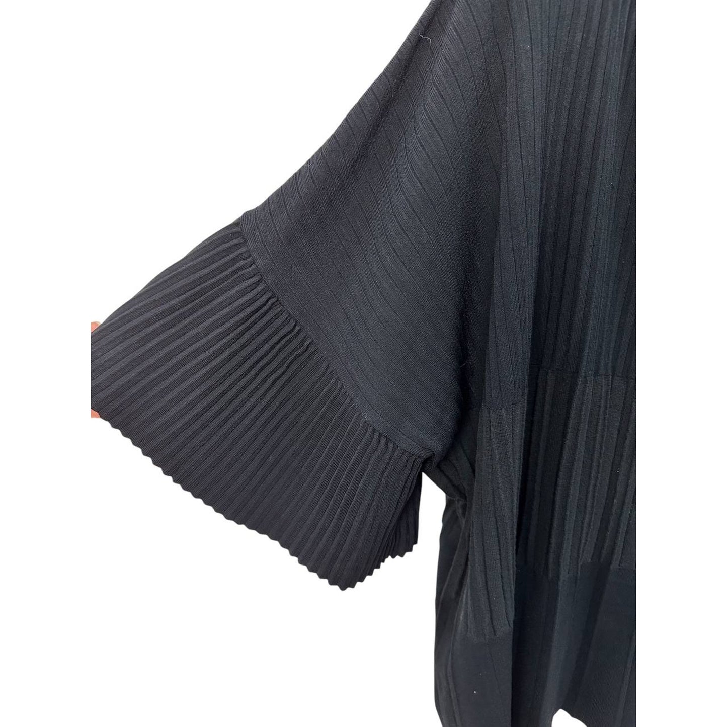 Chanel Flared Sleeves Concise Knitted Top Sz. 40 Pre-owned