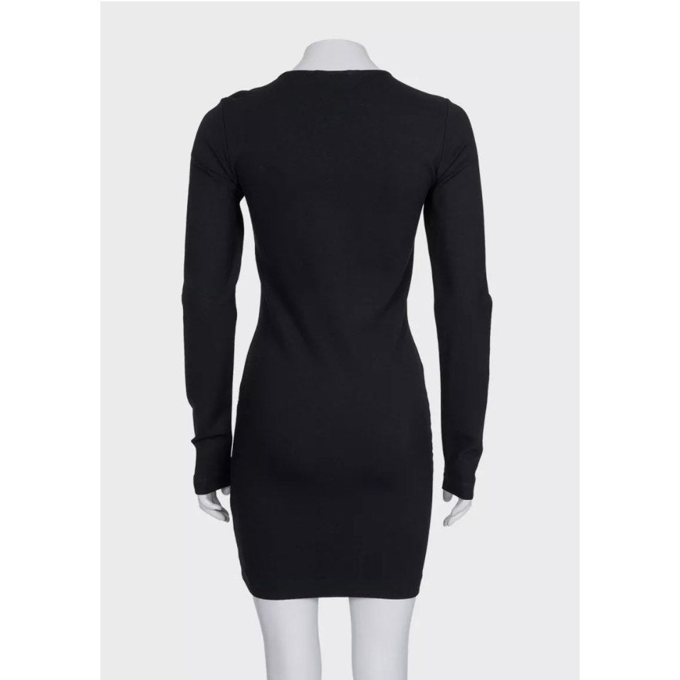 NWOT Pierre Balmain Black Bodycon Dress  EU38 M pre-owned