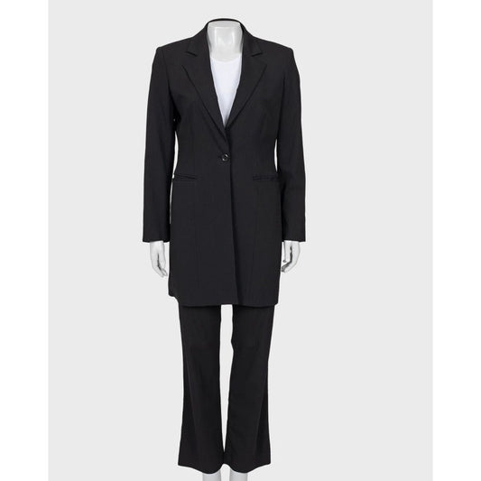 Gianfranco Ferré Black Wool Suit - US8/L Pre-owned
