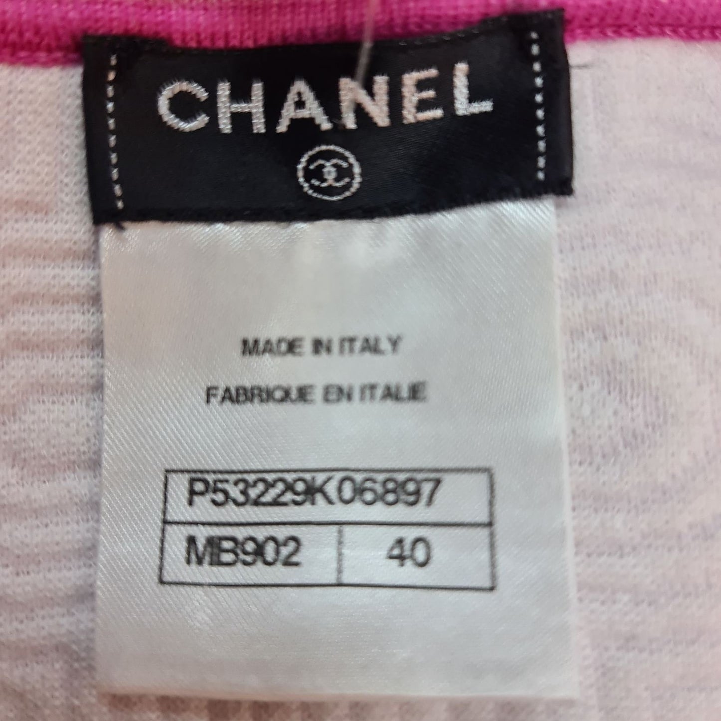 Chanel Pink Cotton Mini Skirt sz.40 Pre-owned