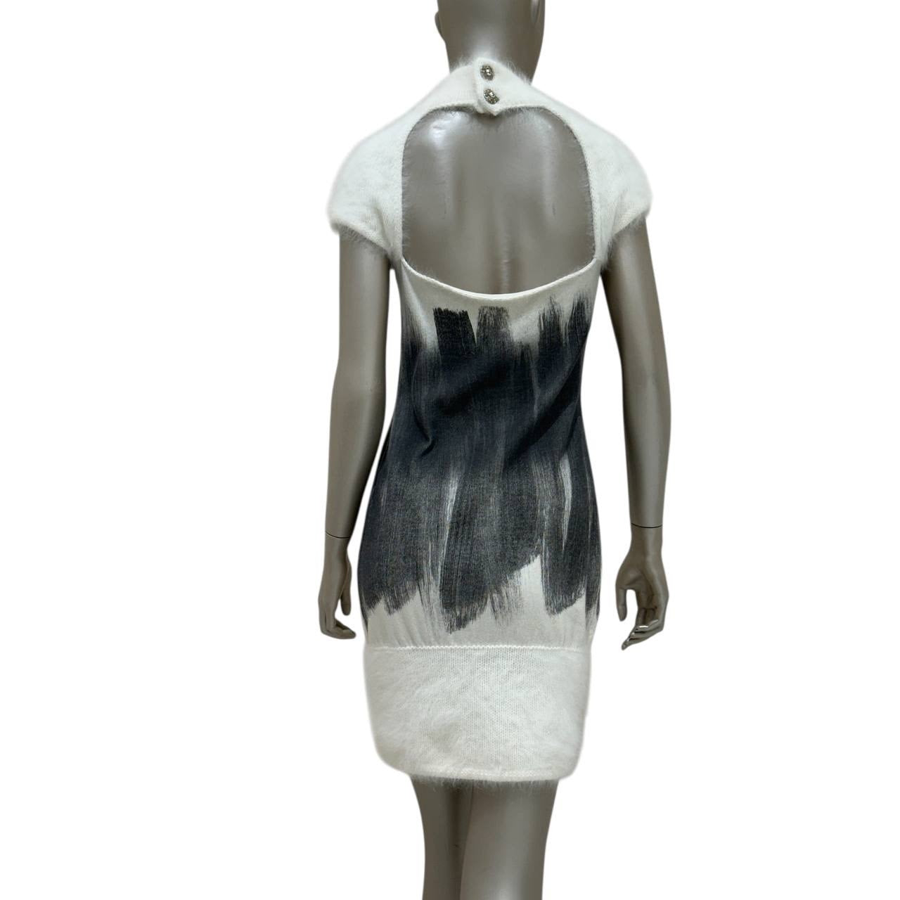CHANEL Cashmere Angora 2010 Collection Dress Size 38 Pre-owned
