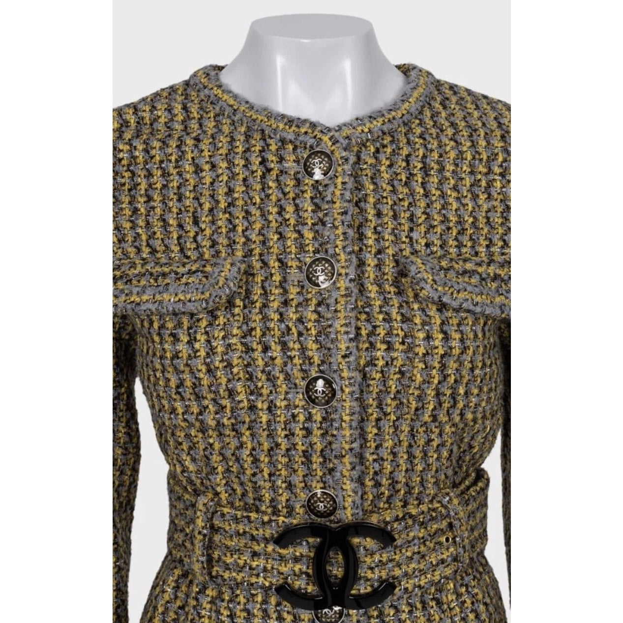 Chanel Multi-Color Single-Breasted Jacket FR44/XXL Pre-owned