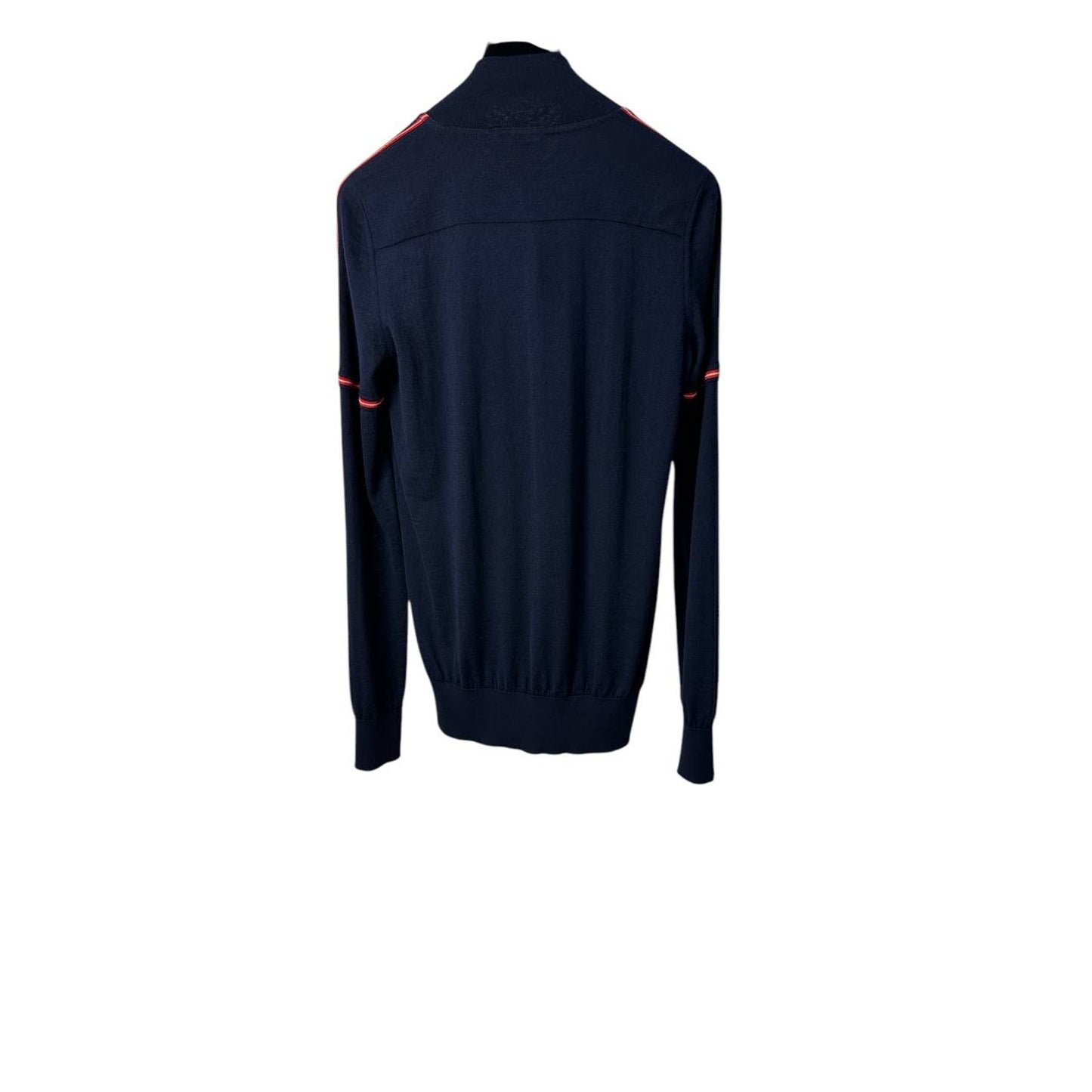 Chanel Navy Cashmere CC Logo Jumper Sz.40 pre-owned