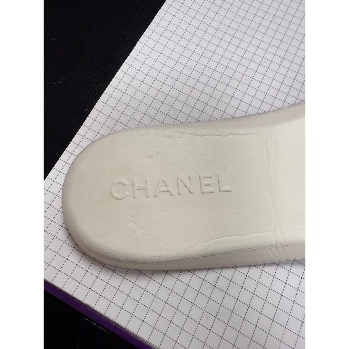 Chanel Black RubberInterlocking CC Logo  Rain Boots Sz 37 Pre-owned