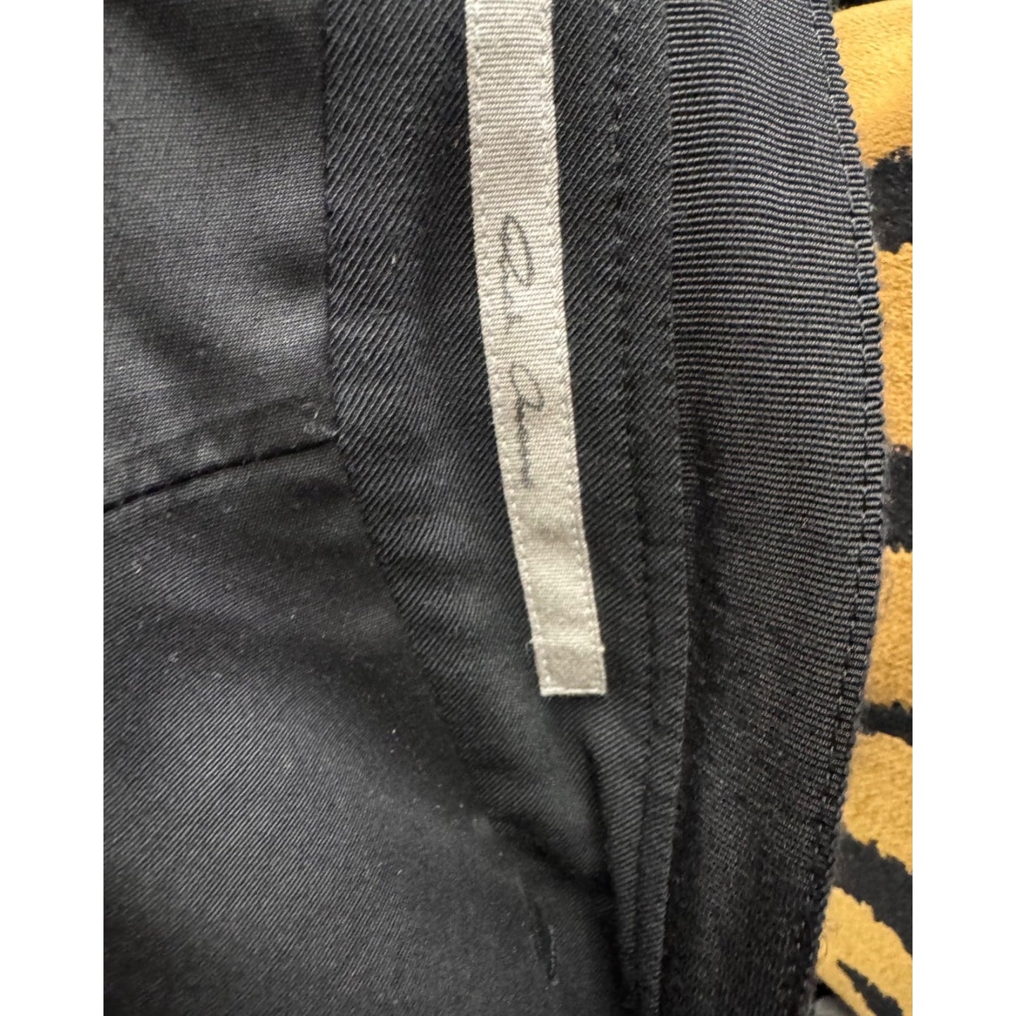 Rick Owens Open Shoulder Elegant Black Wool Dress US6/M Pre-owned