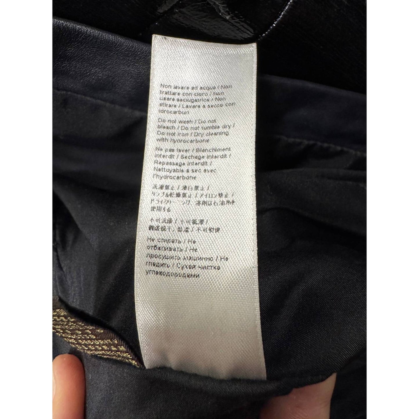 Roberto Cavalli Black Leather Jacket - Size XS (IT38) pre-owned