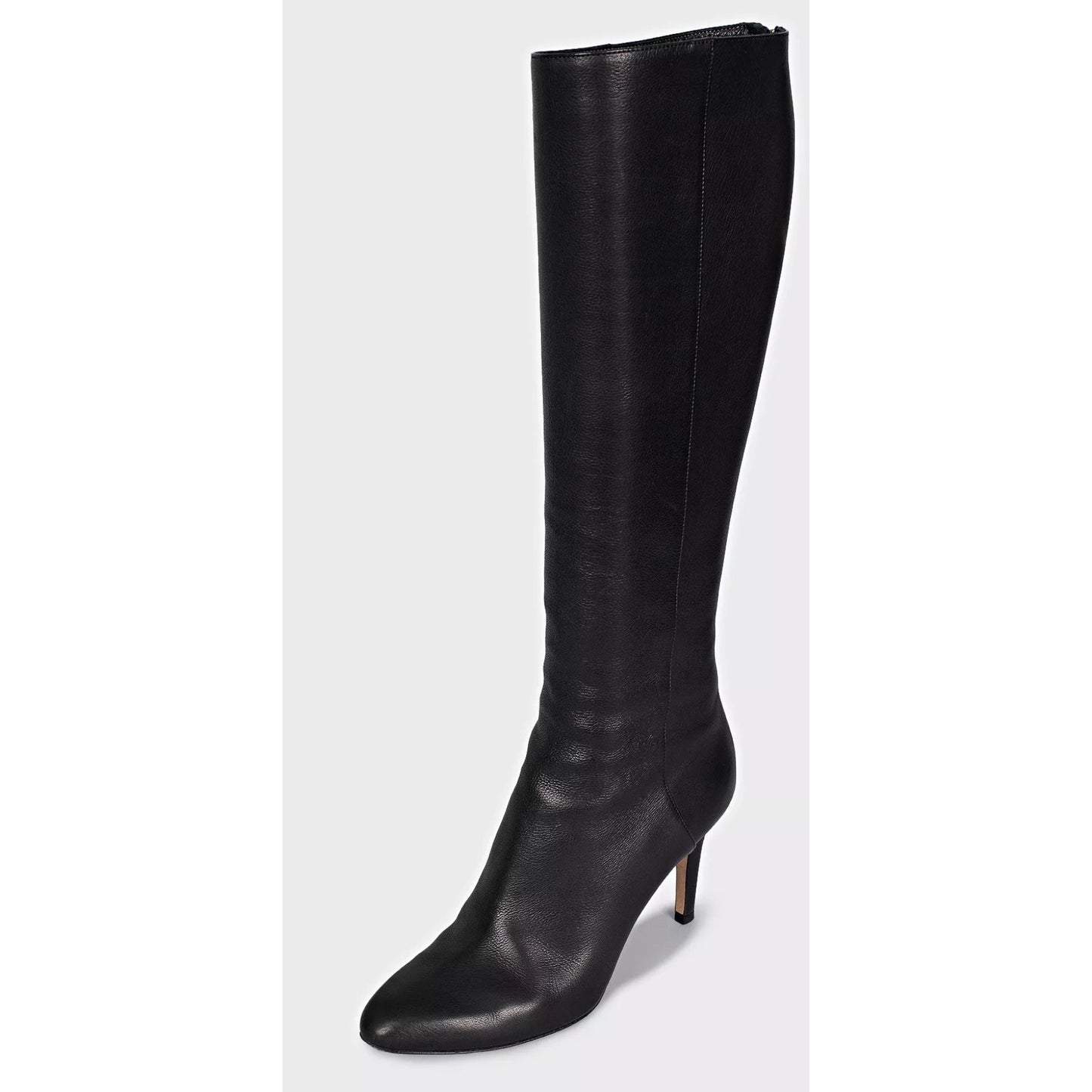 Jimmy Choo Black Leather Stiletto Boots EU 36.5 Pre-owned