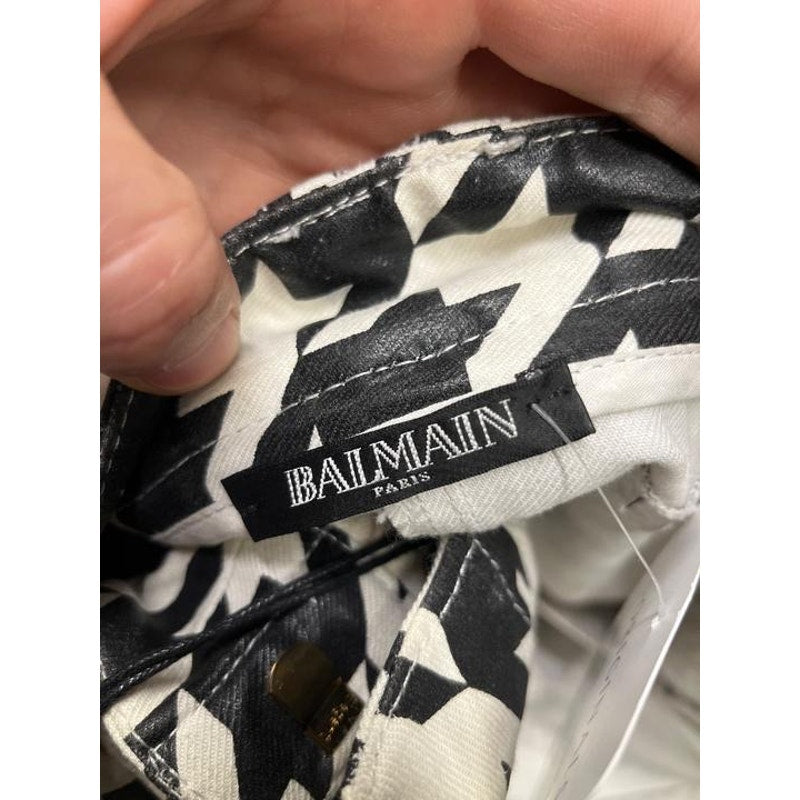 Balmain Houndstooth Tapered Pants - FR 38/M Pre-owned