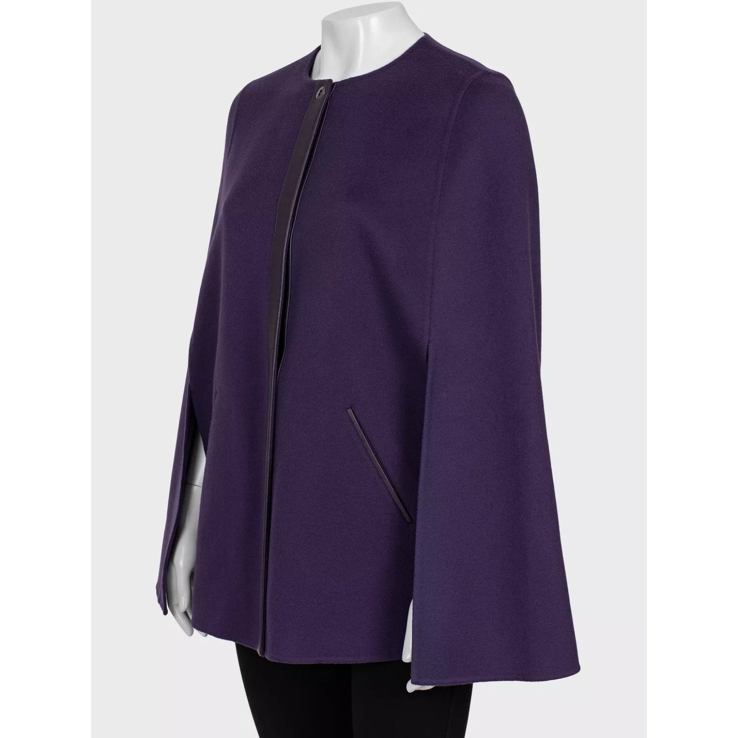 Loro Piana Perple Cashmere Cape Coat Sz. S Pre-owned