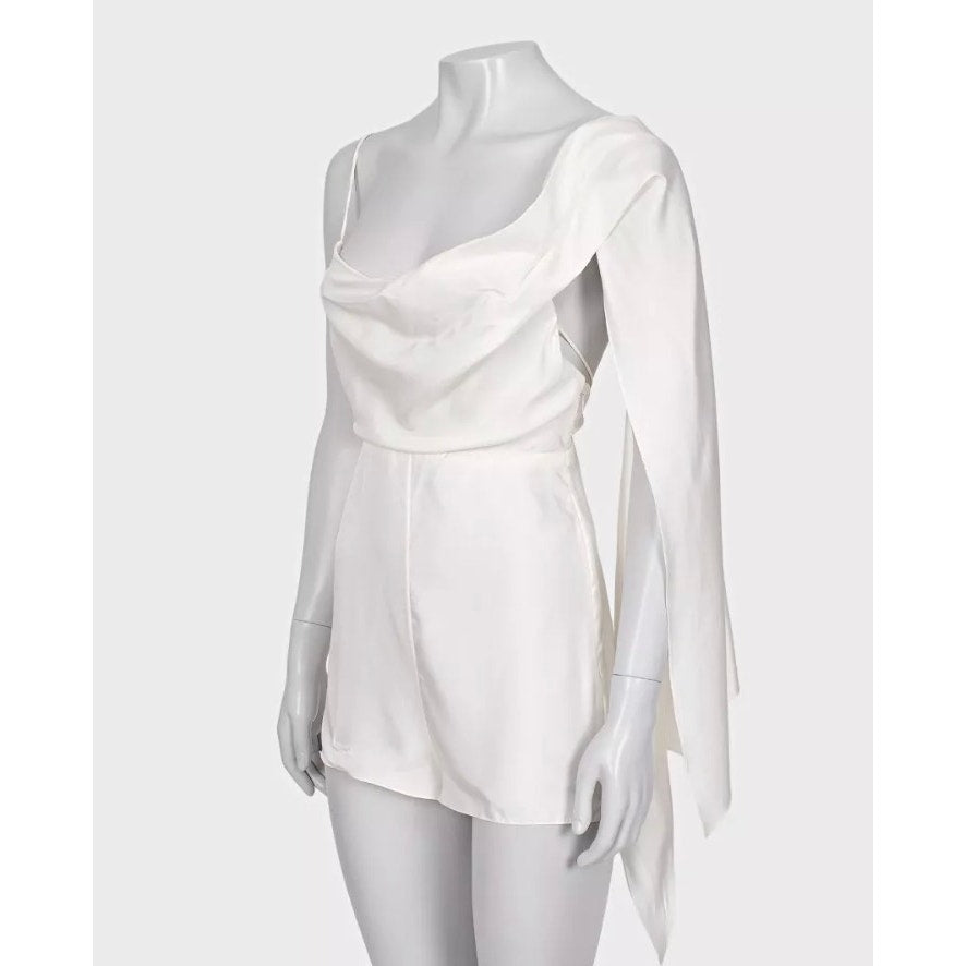 Christian Dior White Open Back Jumpsuit - Size XS/34 Pre-owned