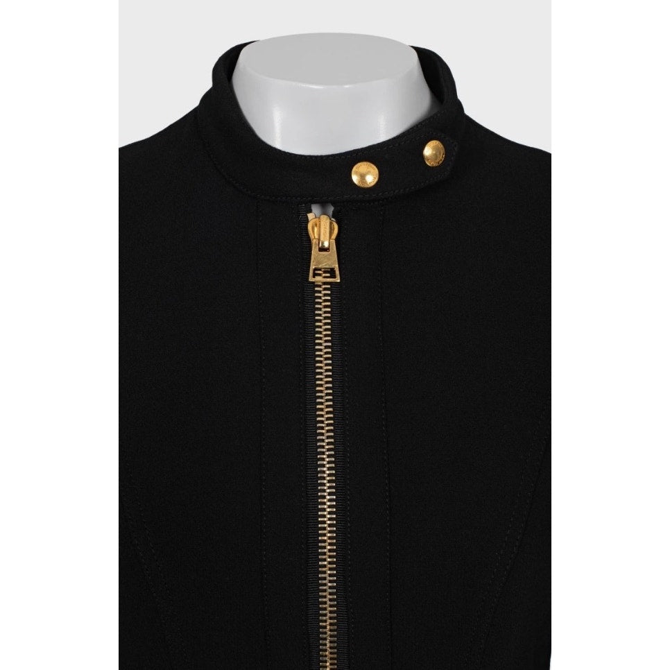 Tom Ford Fitted Accent Shoulder Wool Blend Jacket - XS Pre-owned