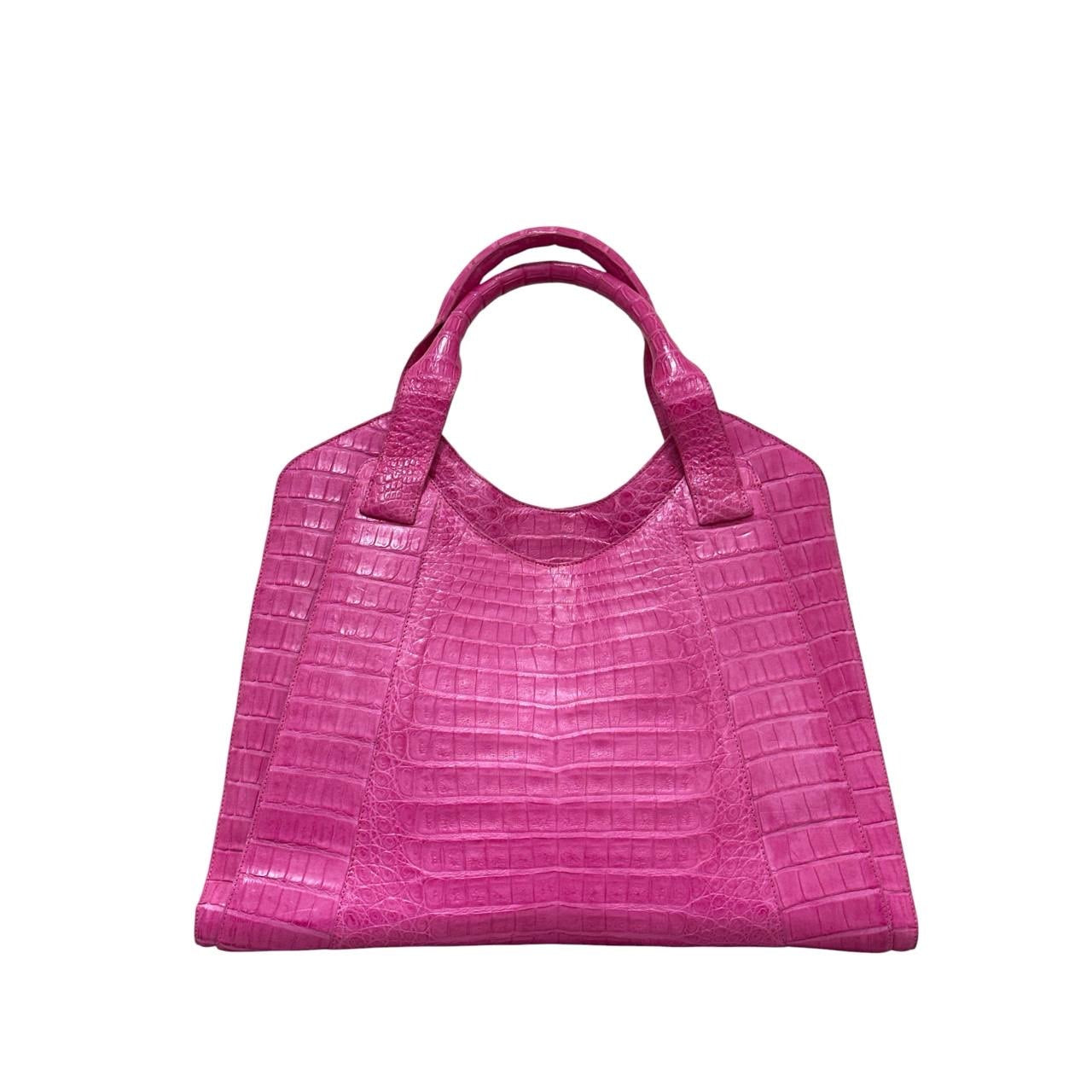 Nancy Gonzalez Pink Lambskin  Tote Pre-owned
