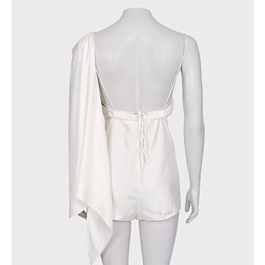 Christian Dior White Open Back Jumpsuit - Size XS/34 Pre-owned