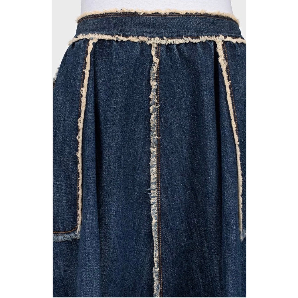 Christian Dior Denim Full Skirt - Size FR40 / L pre-owned