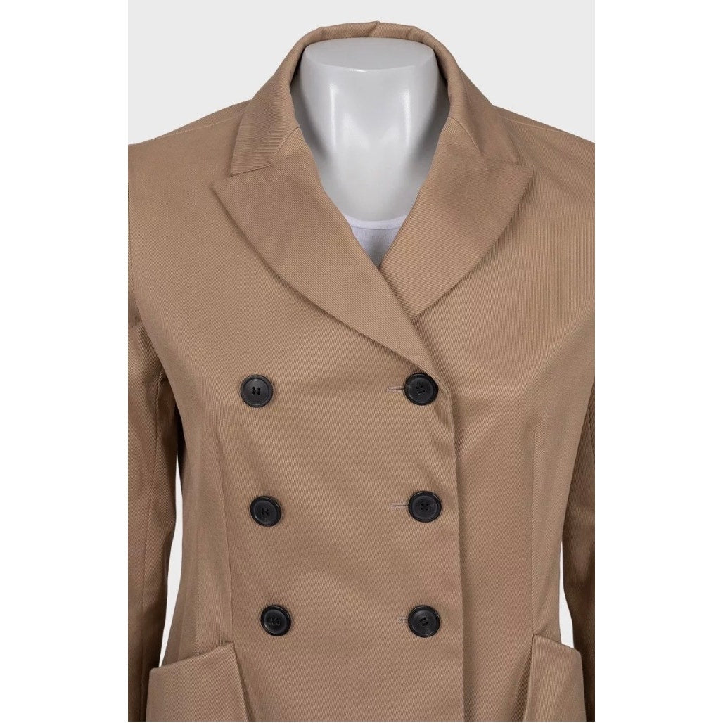 Christian Dior Brown Corduroy Double-Breasted Jacket Sz.40/L Pre-owned
