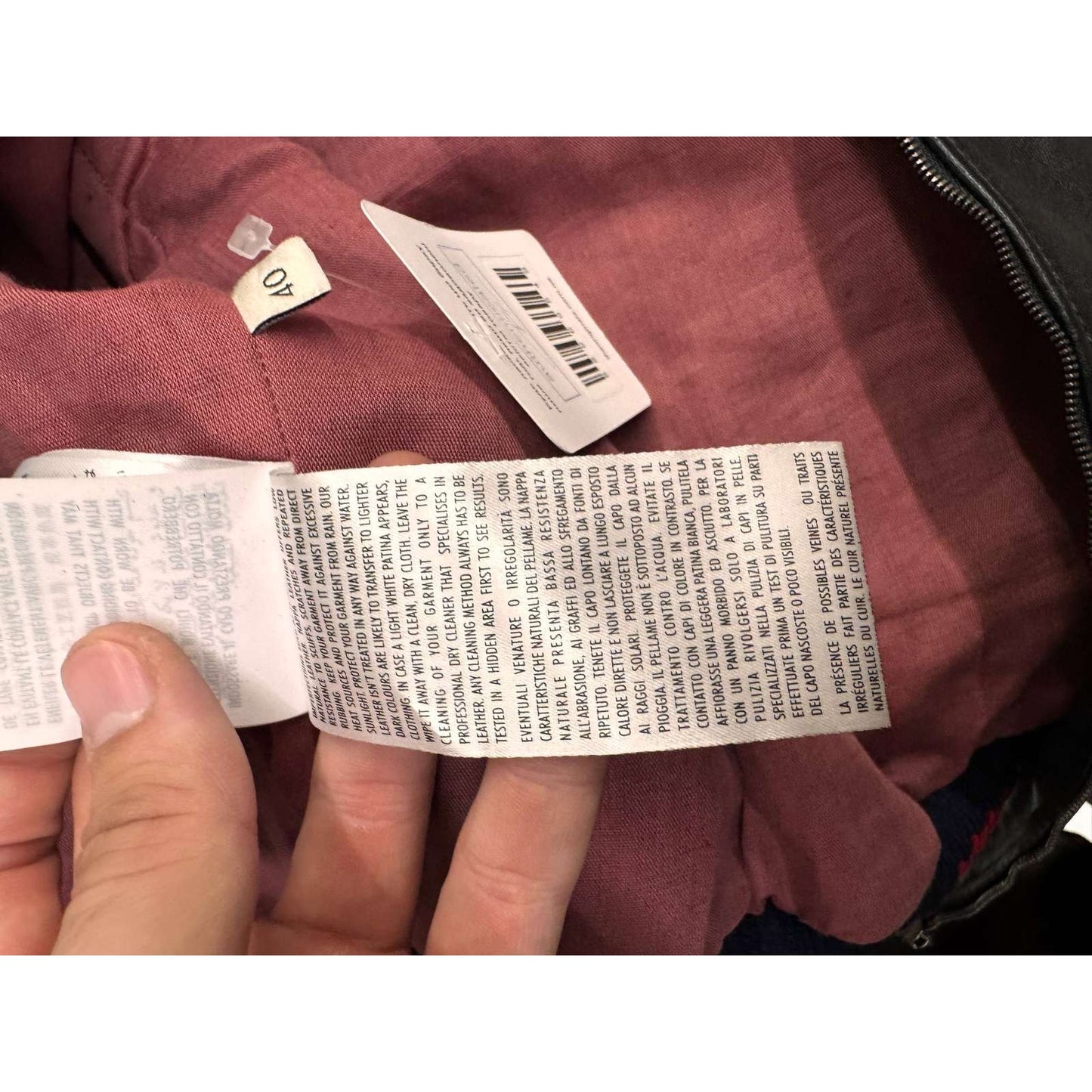 Gucci Dragonfly Embroidered Leather Bomber Jacket - IT40/S Pre-owned