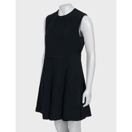 Celine Vintage  Black Pleated Dress - FR42/XL Pre-owned