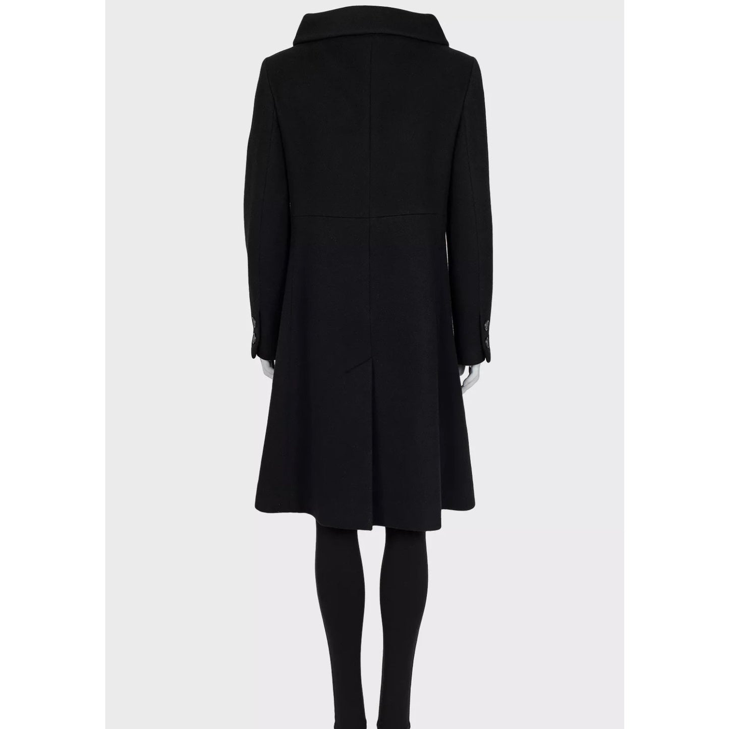 Chanel Black WooCC Logo Buttons l Coat  Size 42 Pre-owned