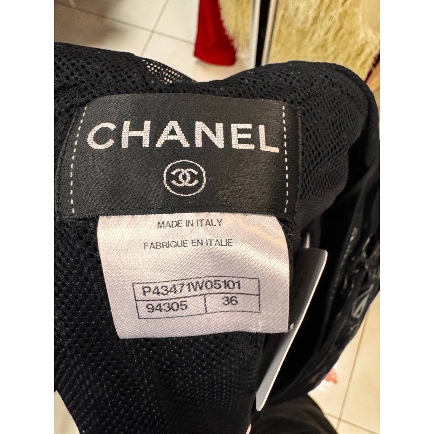 Chanel 12SS Mesh Nylon Hooded Jacket - Size FR36 Pre-owned