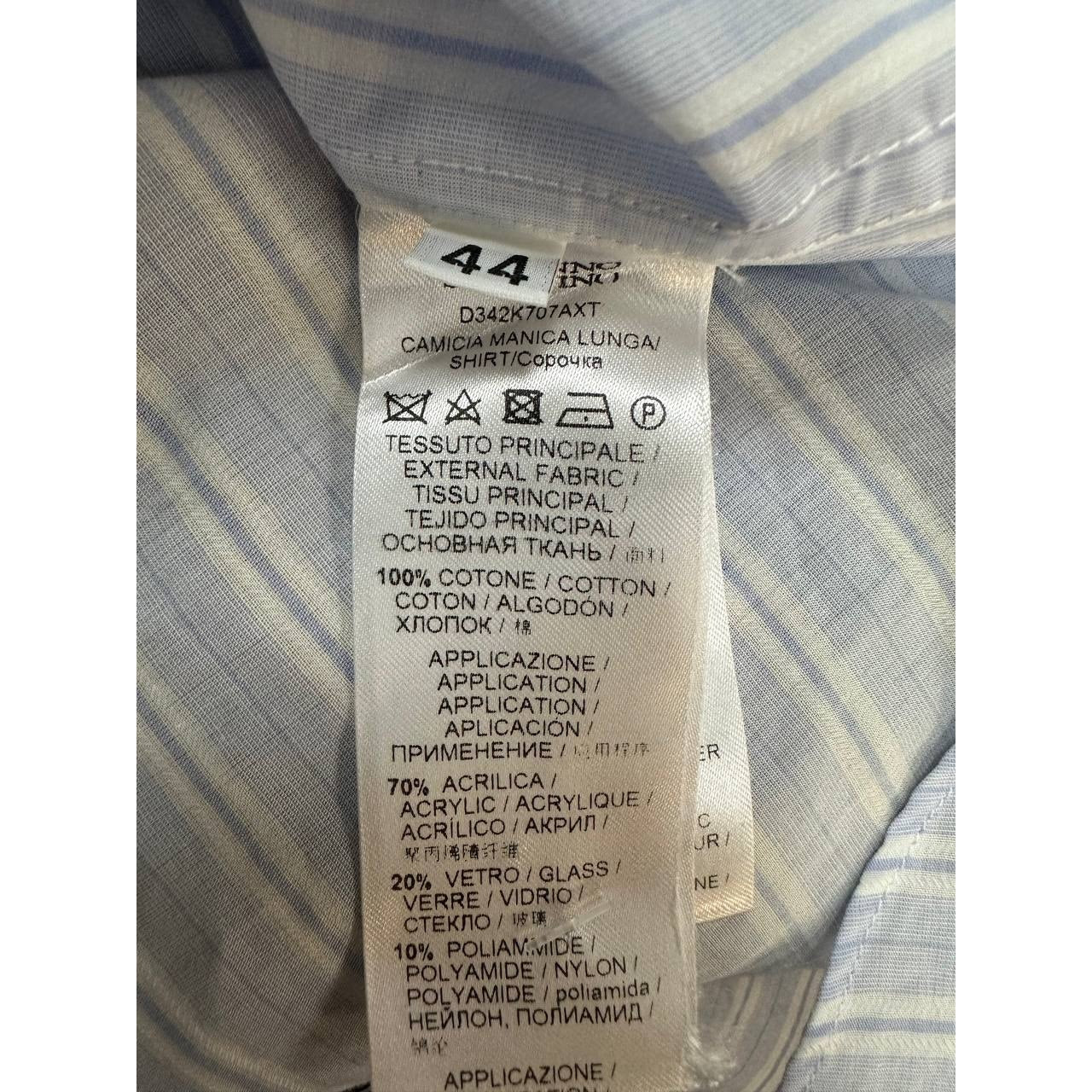 Ermanno Scervino Striped Cotton Shirt - Size 44 Pre-owned