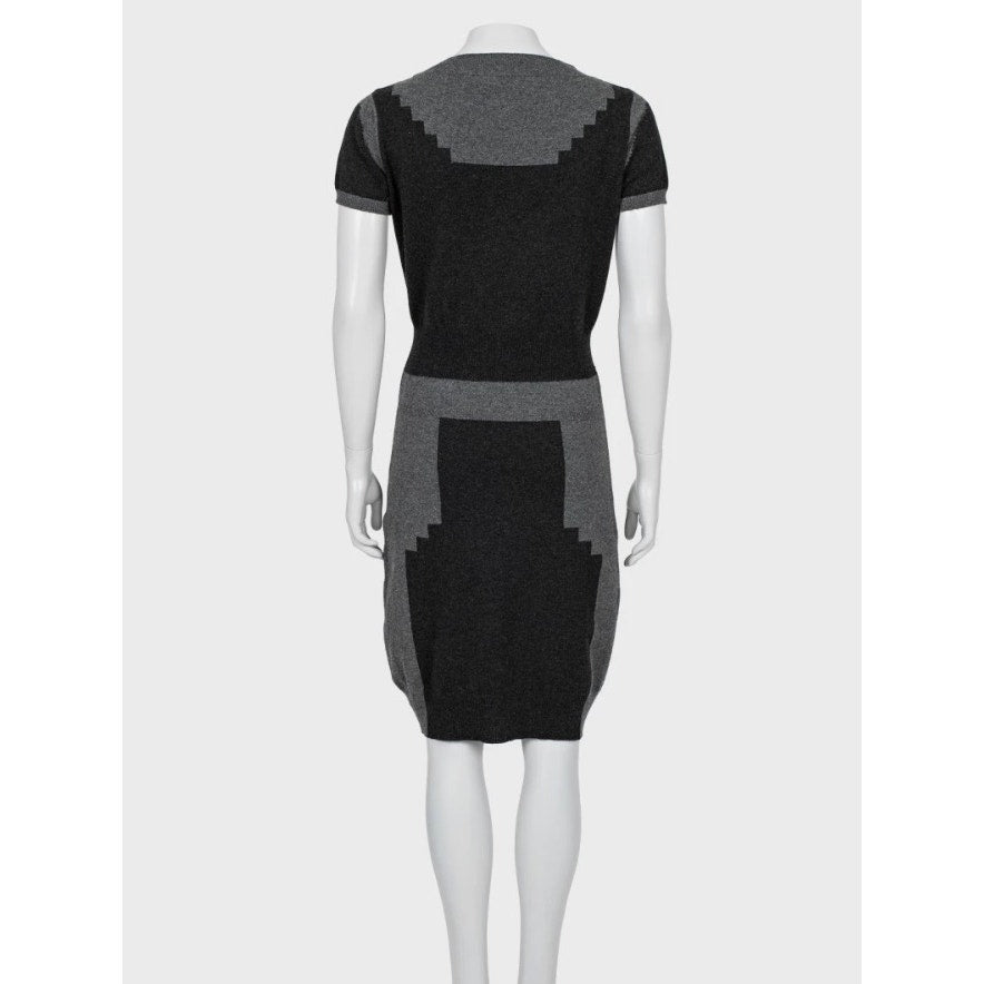 Saint Laurent Multicolor Cashmere Dress, Size M Pre-owned