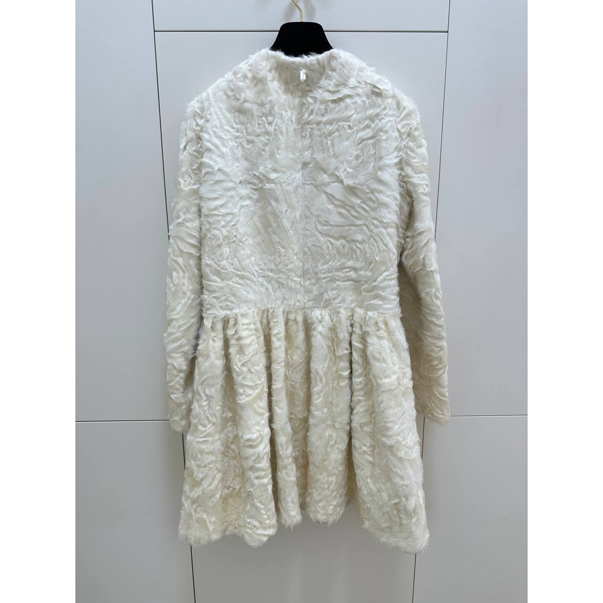 J. Mendel Paris Ivory Coat with Detachable Hood Size S Pre-Owned