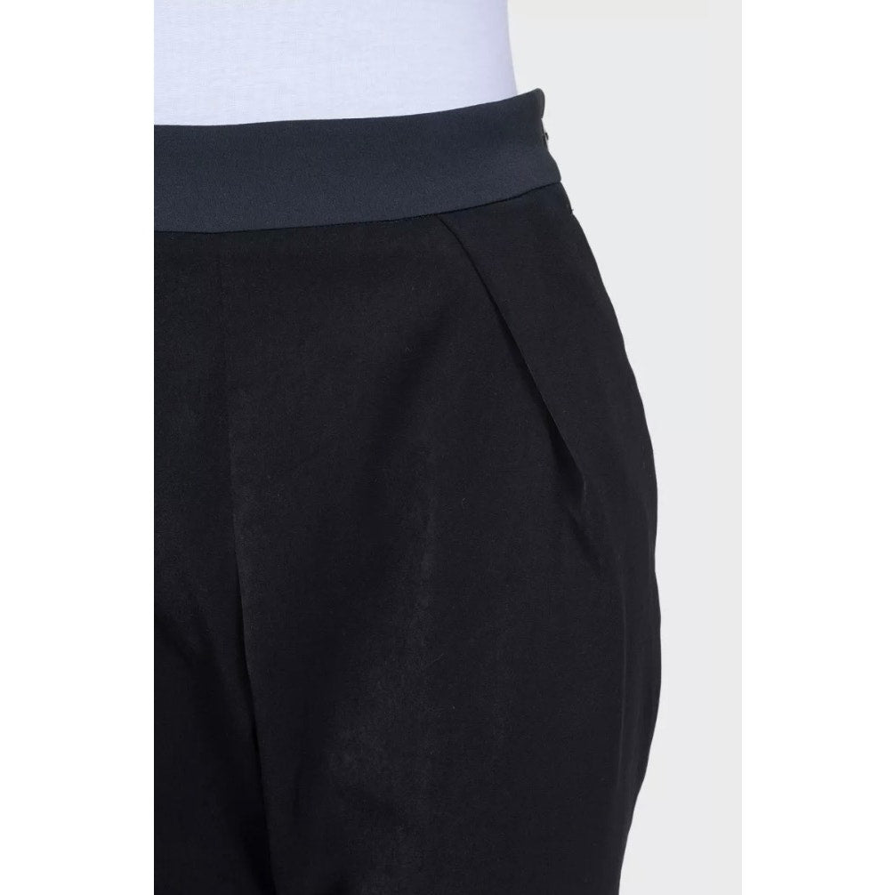 Issey Miyake Black Fitted Trousers - US 2 | XS pre-owned