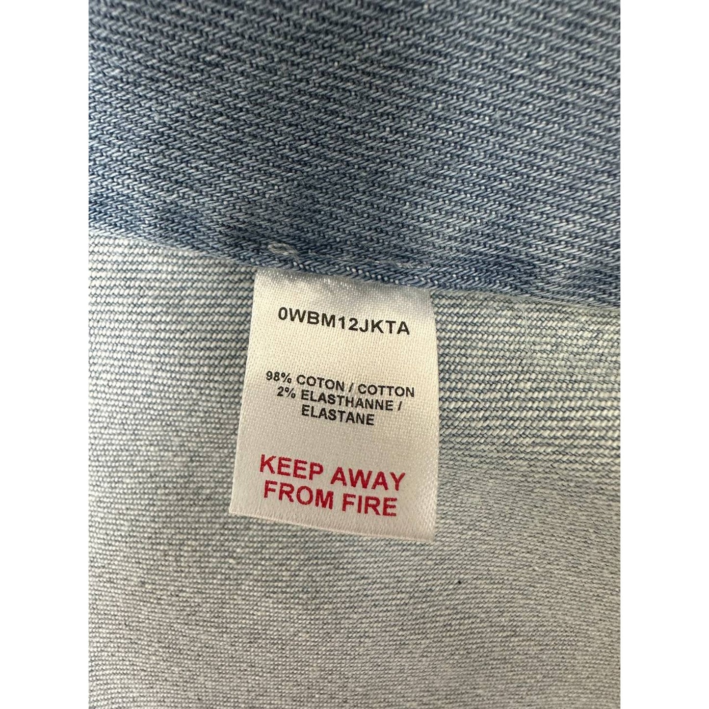 Christian Dior Girl's Double-breasted Denim Jacket Sz.10 years Pre-owned