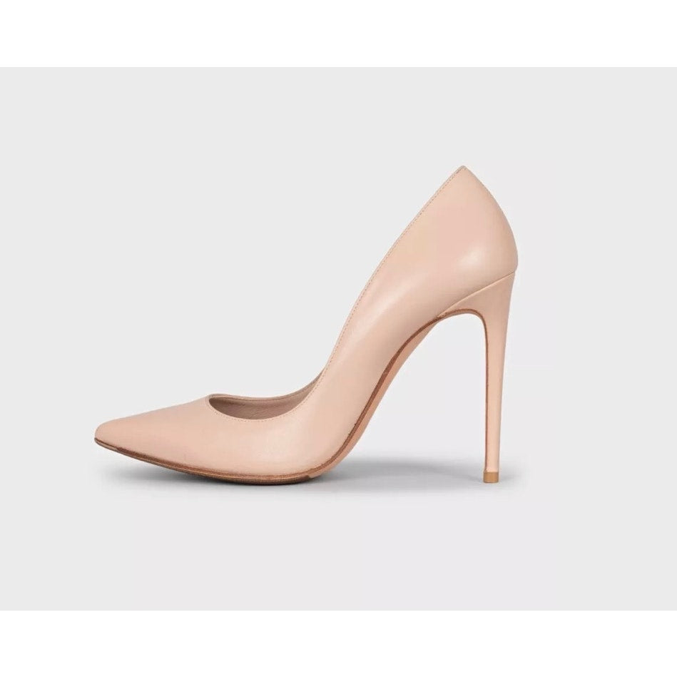 Alexander McQueen Beige Pointed Toe Stiletto Pumps EU 37 Pre-owned