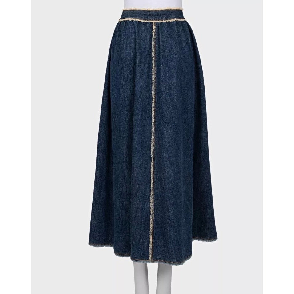 Christian Dior Denim Full Skirt - Size FR40 / L pre-owned