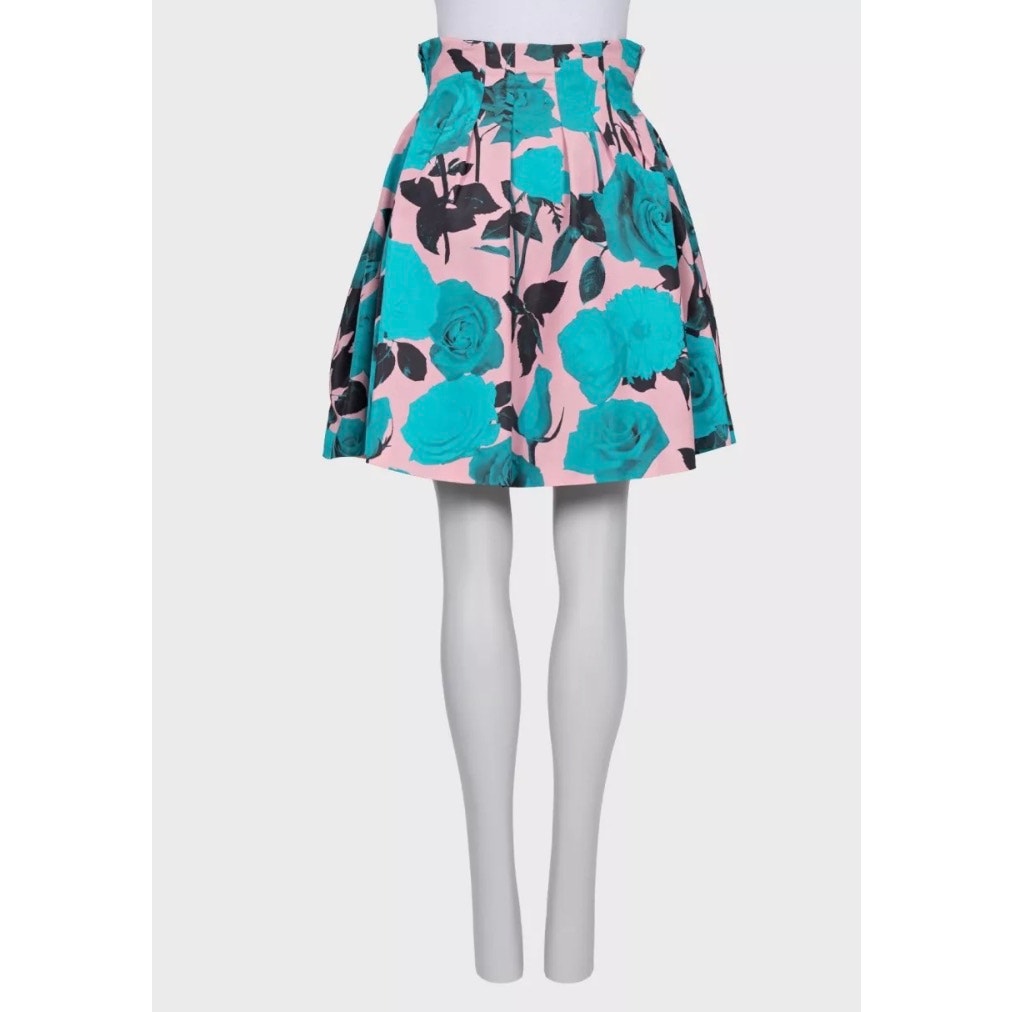 NWOT Christian Dior Silk Floral Print Skirt FR38 M Pre-owned