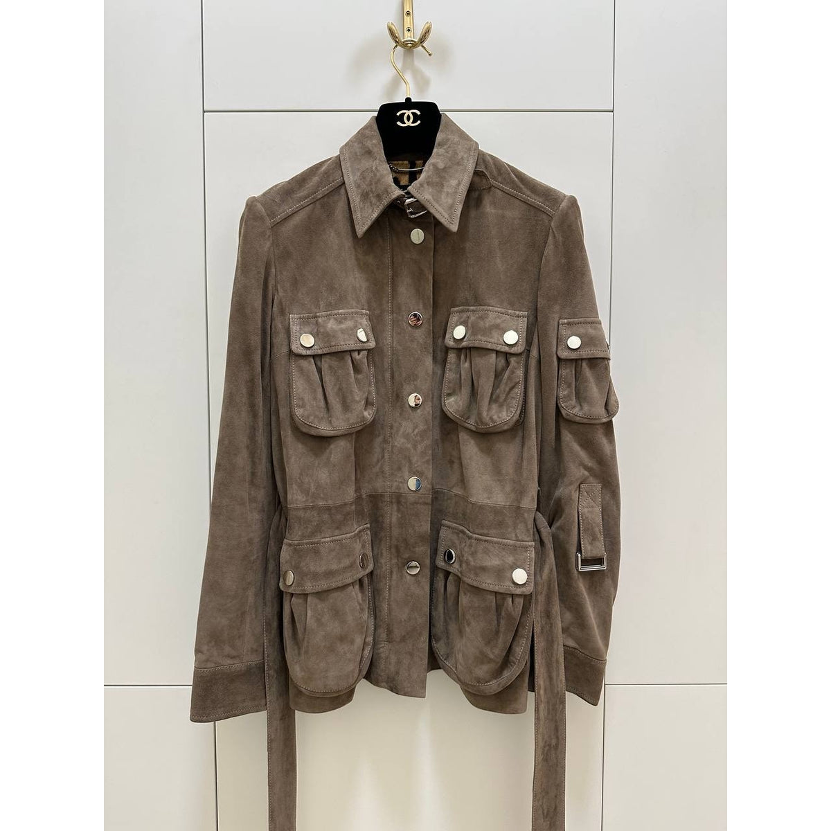 Dolce & Gabbana  Goatskin Leather Safari Jacket - IT 40 Pre-owned