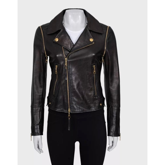 Louis Vuitton Brown Lambskin Jacket Vest Size 38/M Pre-owned