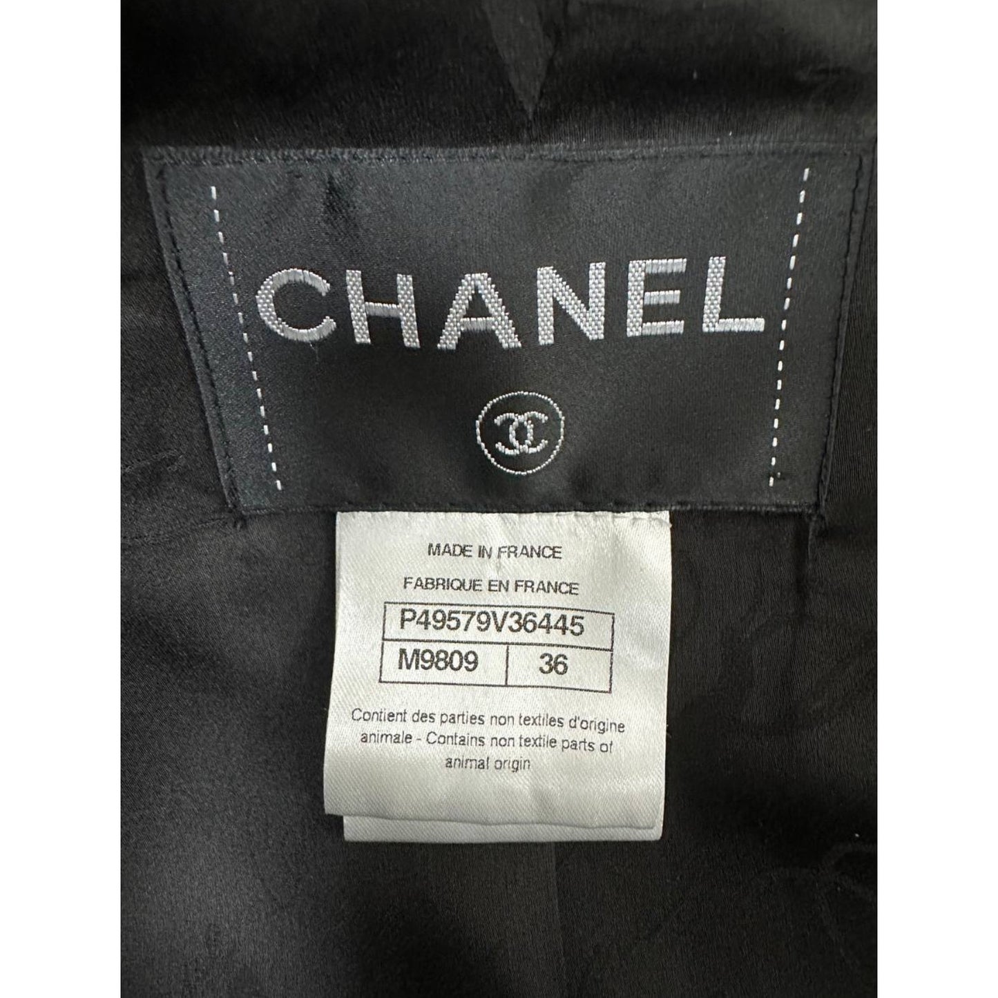 Chanel Paris Dallas Leather Fringe Wool Jacket Size 36 Pre-owned