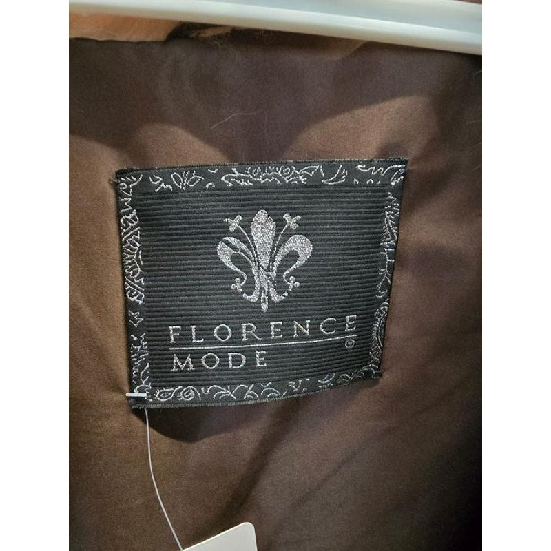 Florence Mode Luxurious Brown Cropped Coat S Pre-owned