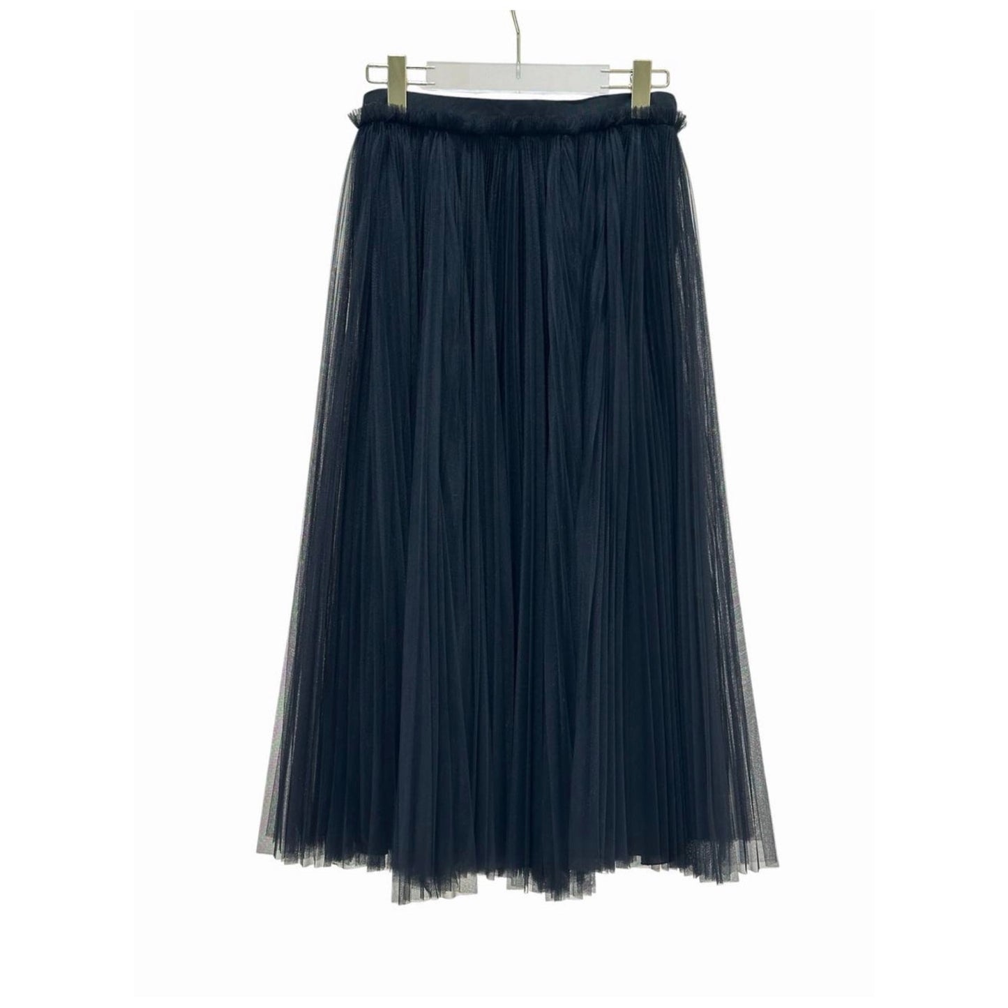 Dolce & Gabbana Black Tulle & Lace Skirt Sz.42 pre-owned