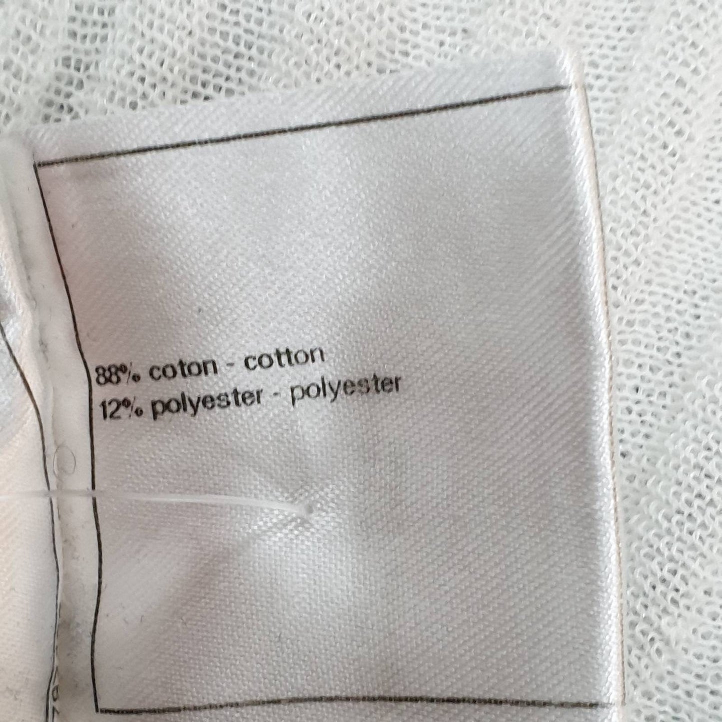 CHANEL Jewel Button Brooch Pin Ottoman Open Knit Stripe Shoulder Tie Sweater Top Sz.48 Pre-owned